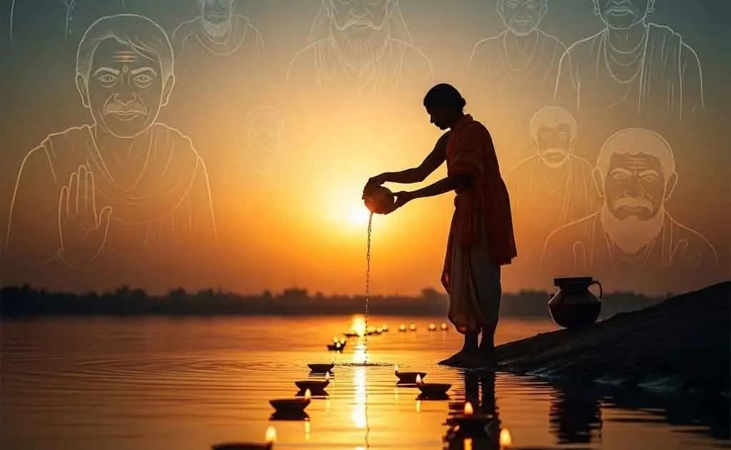 Pitru Paksha 2026 — 16 Days of Ancestor Worship (September 26 – October 10), Daily Rituals & Complete NRI Tarpan Guide for USA, UK, Canada — Garuda Puranam