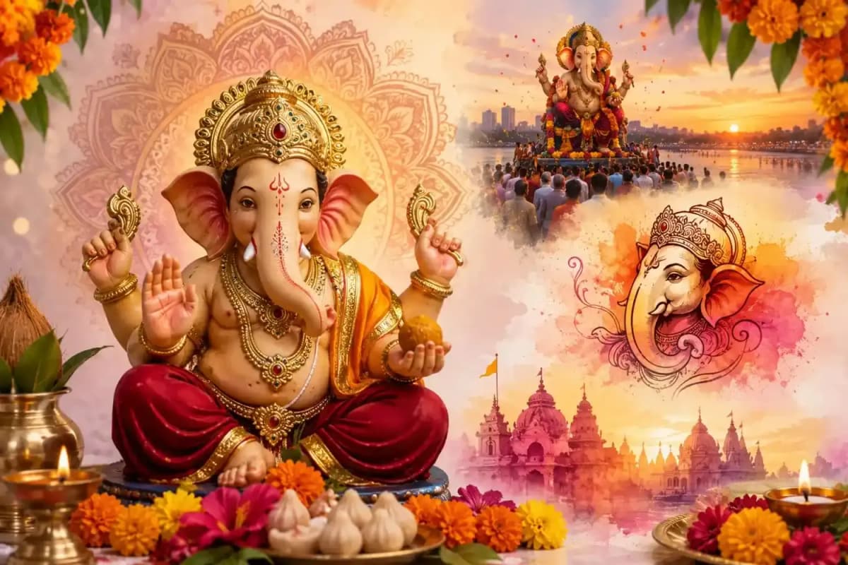 Ganesh Chaturthi 2026 Wishes, Status Messages & Quotes — For WhatsApp, Instagram, Family and Friends — Ganesh Chaturthi