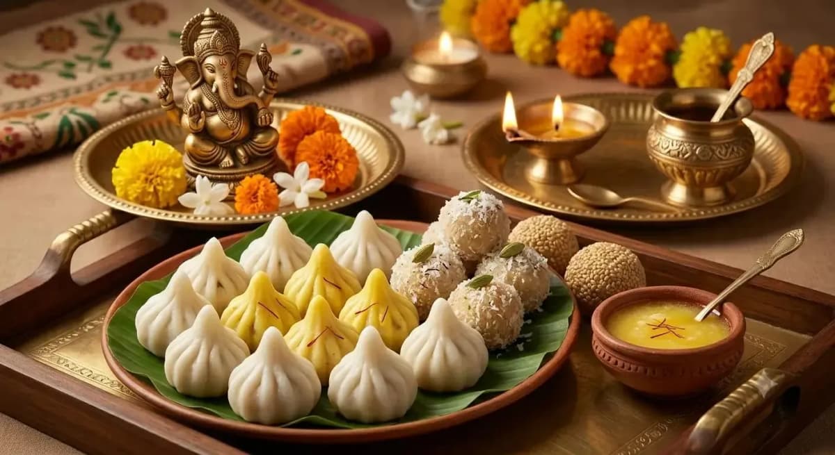 Ganesh Chaturthi Naivedyam for NRI Kitchens: 10 Days of Offerings Beyond Modak — Recipes
